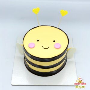 Bánh kem ong vàng, con ong, ong dễ thương