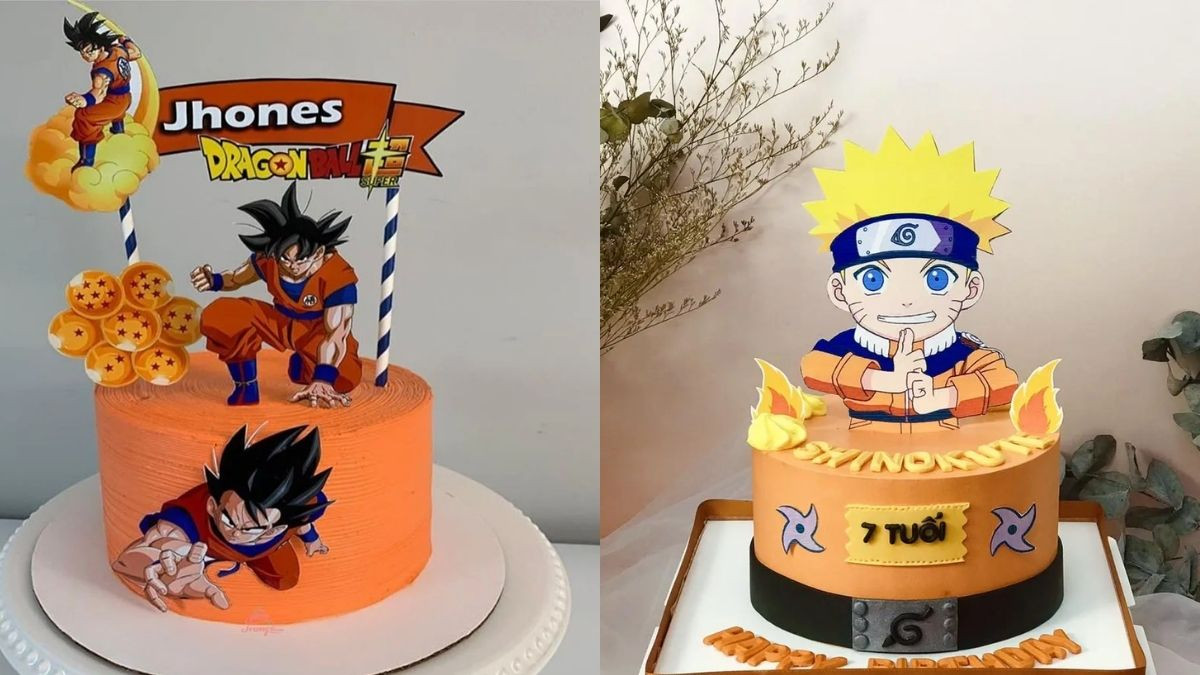 Ảnh bánh kem anime độc đáo