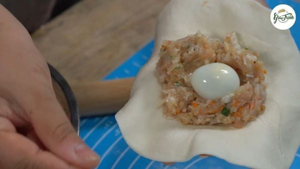 Bánh bao đã hấp chín, nóng hổi