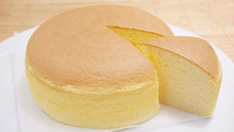 Bánh bông lan phô mai mềm mại, bông xốp