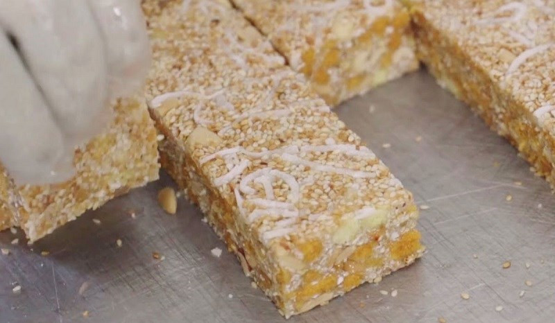 Bánh cáy làm từ các nguyên liệu dân dã, tự nhiên
