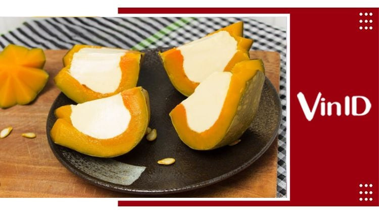 Bánh flan bí đỏ mát lạnh bổ dưỡng