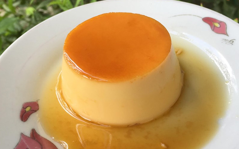 Bánh flan vô cùng thơm ngon