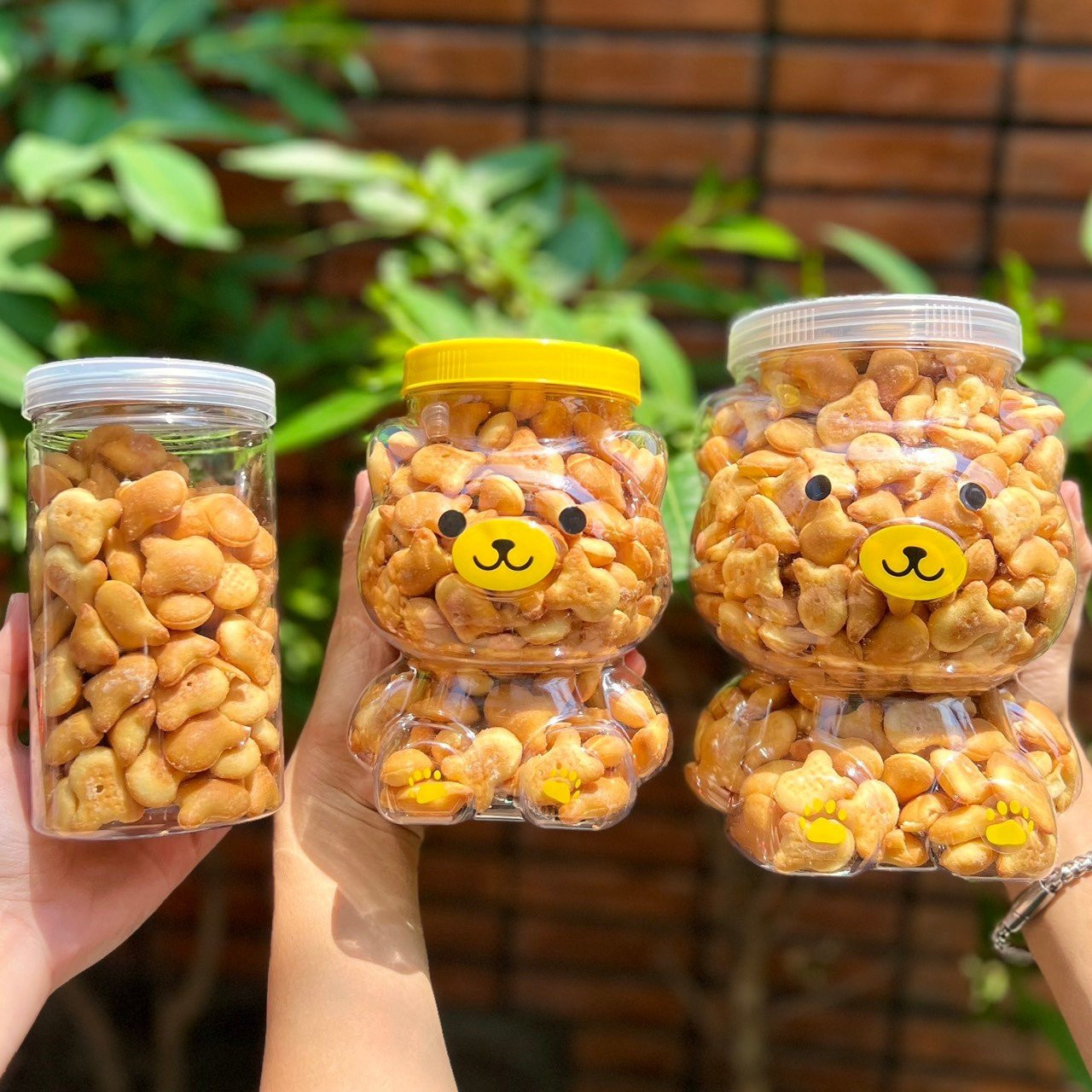 Bánh gấu nhân kem vị truyền thống