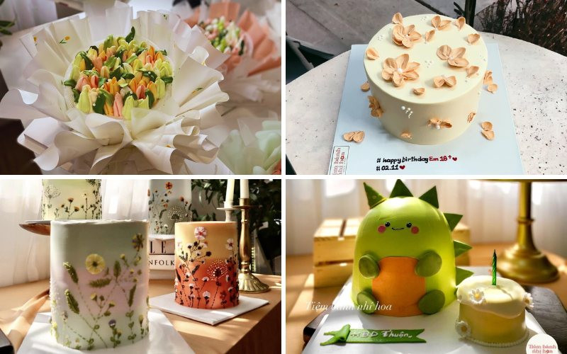 Bánh kem bento phong cách Hàn Quốc tại Tiệm Bánh Nhí Hoa Thủ Đức