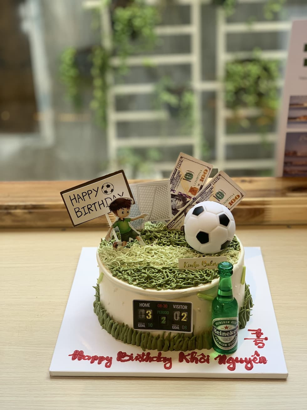 Bánh kem bóng đá dành cho người yêu nam