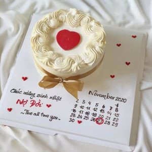 Bánh kem hoa tươi tặng mẹ nhân ngày Phụ Nữ