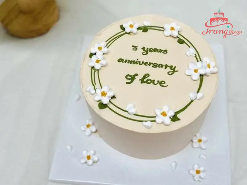 bánh kem kỷ niệm ngày cưới từ 2 đến 9 năm ý nghĩa