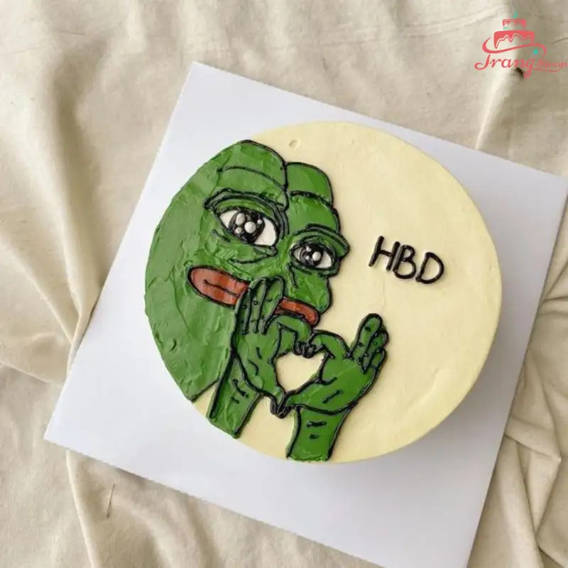 Bánh kem tạo hình meme vui nhộn, hài hước