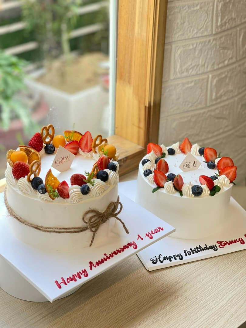Bánh kem trái cây đẹp mắt dành cho nam