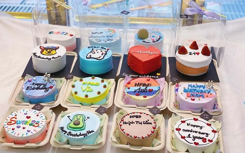 Bánh kem tươi trái cây đẹp mắt tại Thiên Ân Thủ Đức