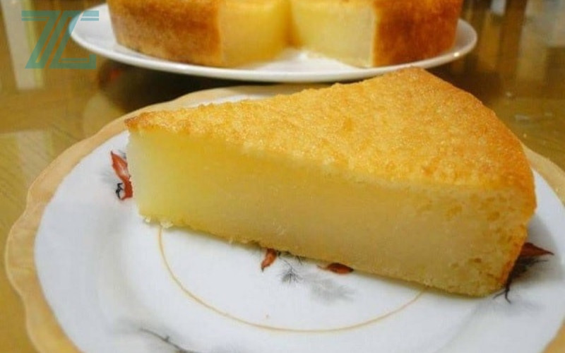 Bánh khoai mì nướng với nước cốt dừa và đường, cần ăn điều độ.