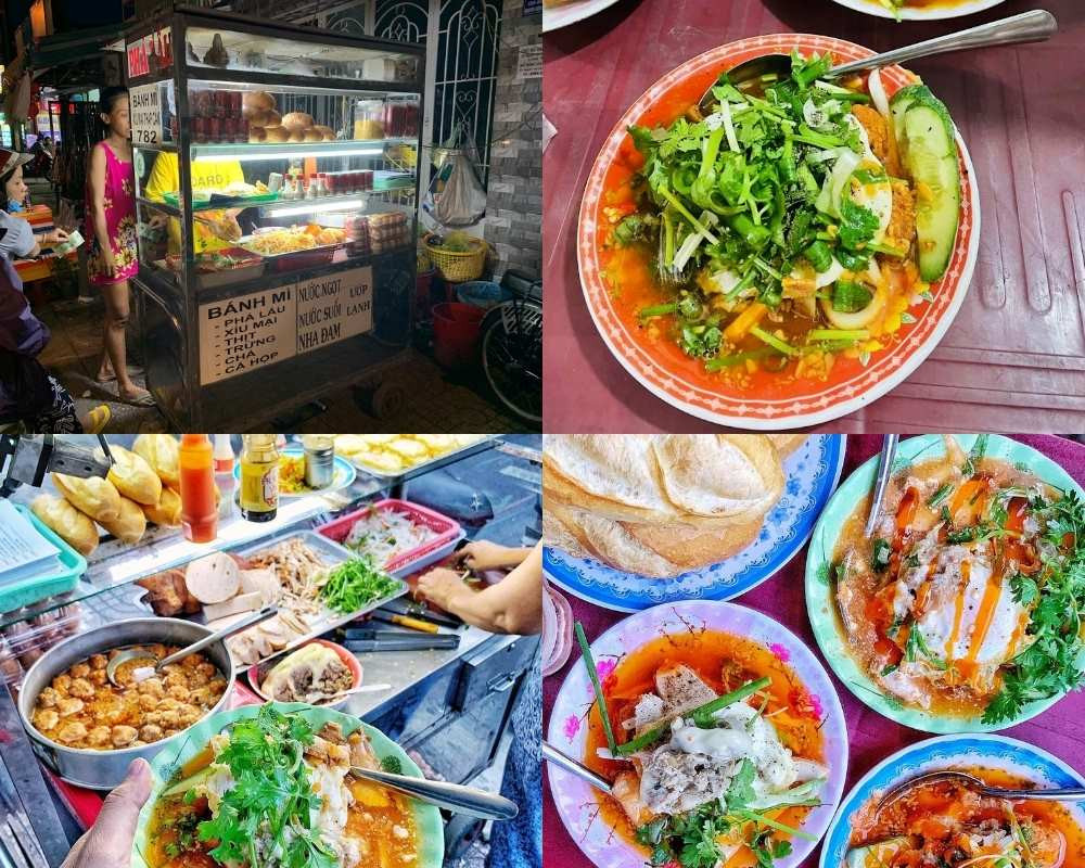 Bánh mì kẹp xíu mại đầy đặn, hấp dẫn
