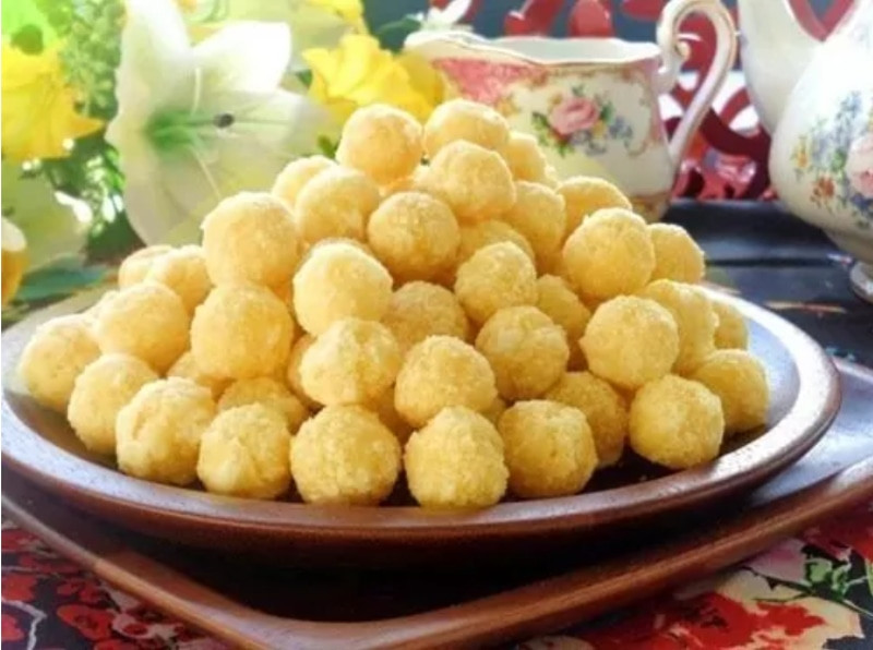 bánh nhãn truyền thống làm từ bột nếp