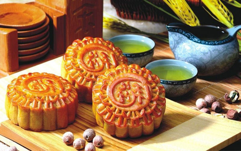 Bánh nướng thập cẩm, minh họa kích thước bánh trung thu và năng lượng