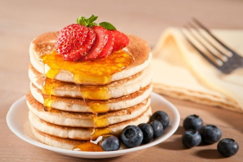 Bánh Pancake thơm ngon cho bé ăn dặm