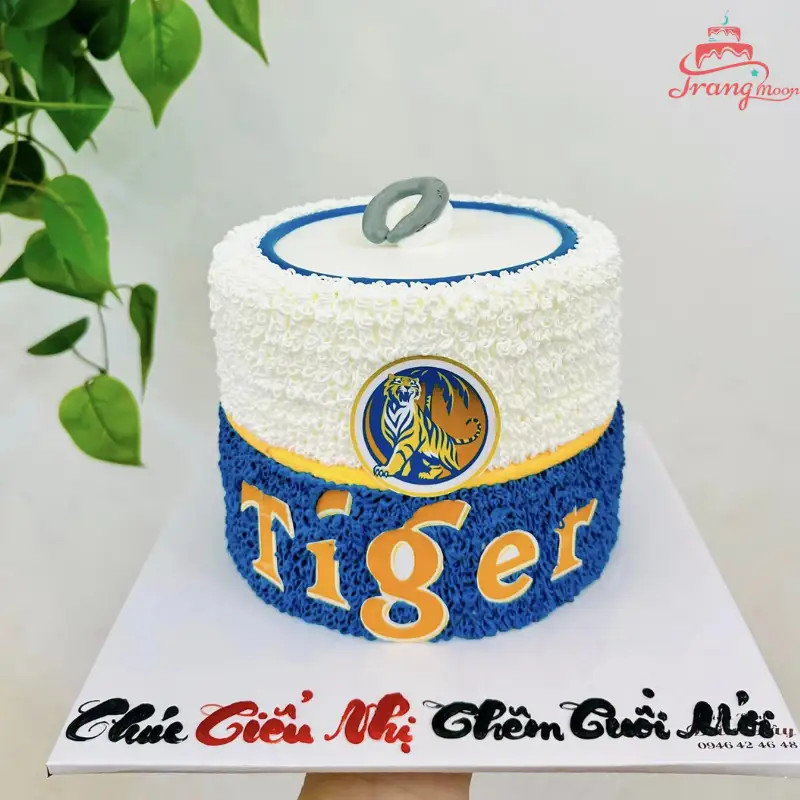 Bánh sinh nhật lon bia Tiger