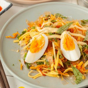 Bánh tráng cuộn đã hoàn thiện và cắt miếng