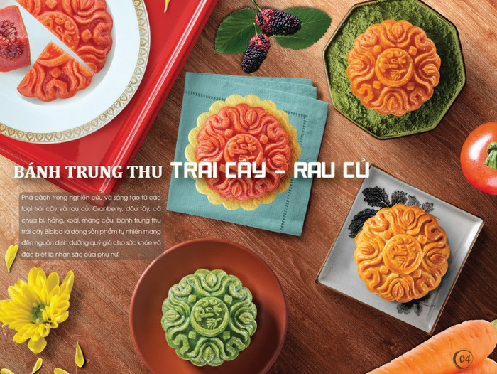 Bánh trung thu Bibica đa dạng và phổ biến