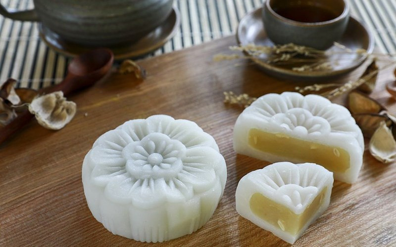 bánh trung thu dẻo đậu xanh