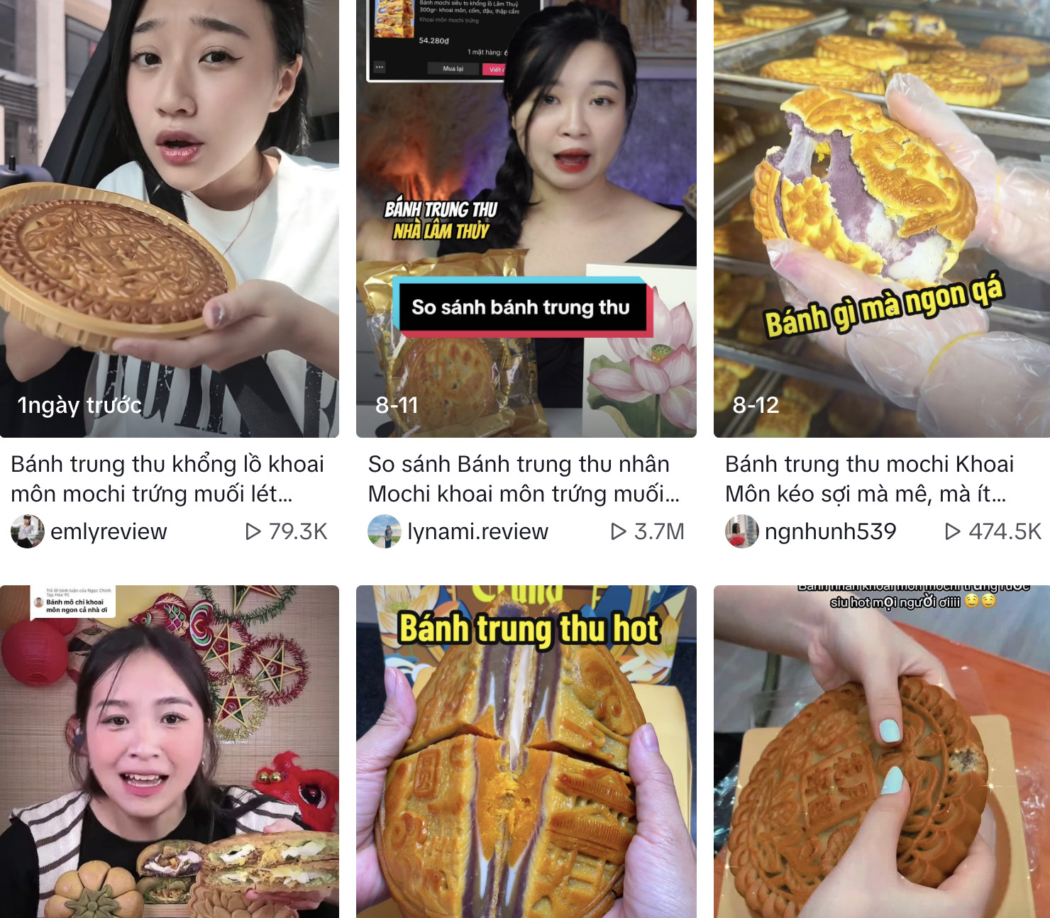 Bánh trung thu khổng lồ mochi hấp dẫn, tạo nên cơn sốt trên mạng xã hội.