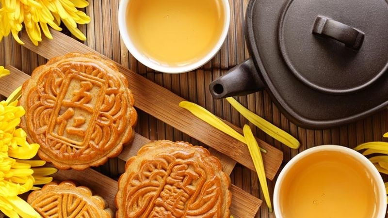 Bánh trung thu sữa dừa sầu riêng độc đáo nướng nồi chiên không dầu