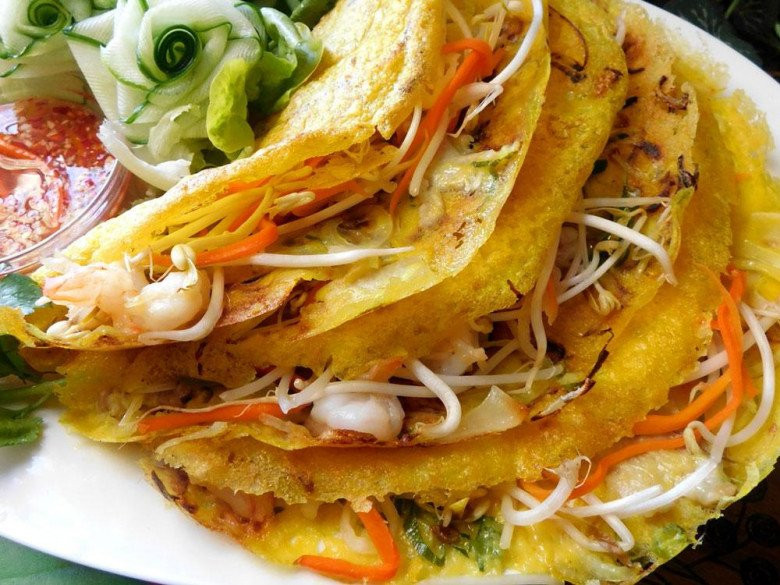 Bánh xèo miền Trung hấp dẫn