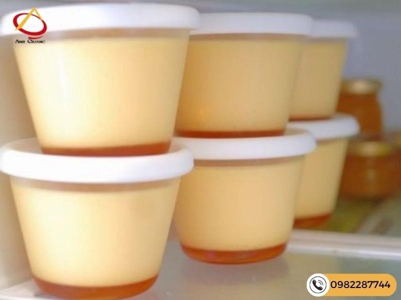 Bảo quản bánh flan sữa đặc trong tủ lạnh