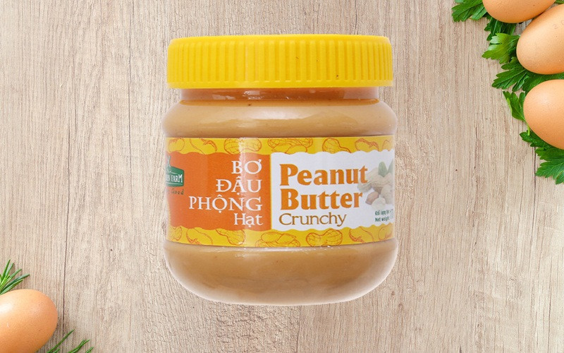 Bơ đậu phộng hạt giòn béo