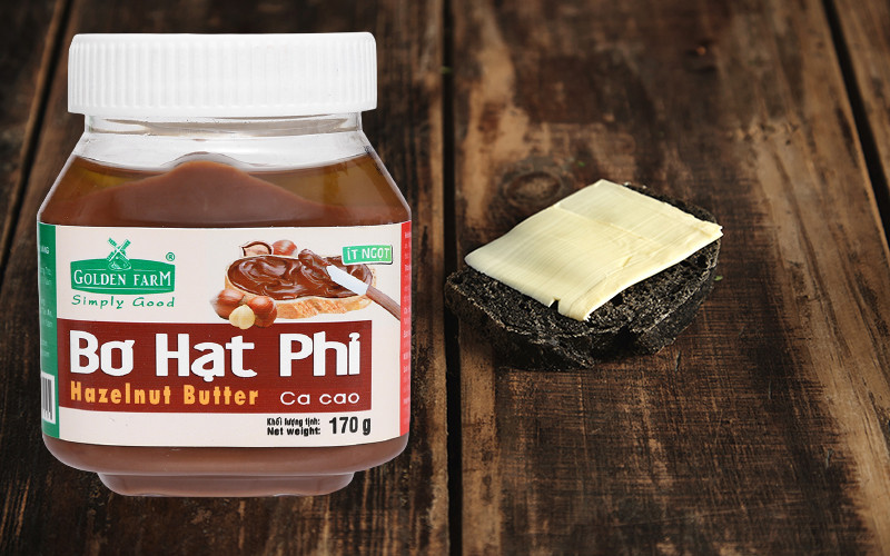 Bơ hạt phỉ cacao đậm đà hương vị