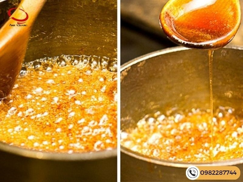 Cách làm lớp caramel đường cho bánh flan sữa đặc
