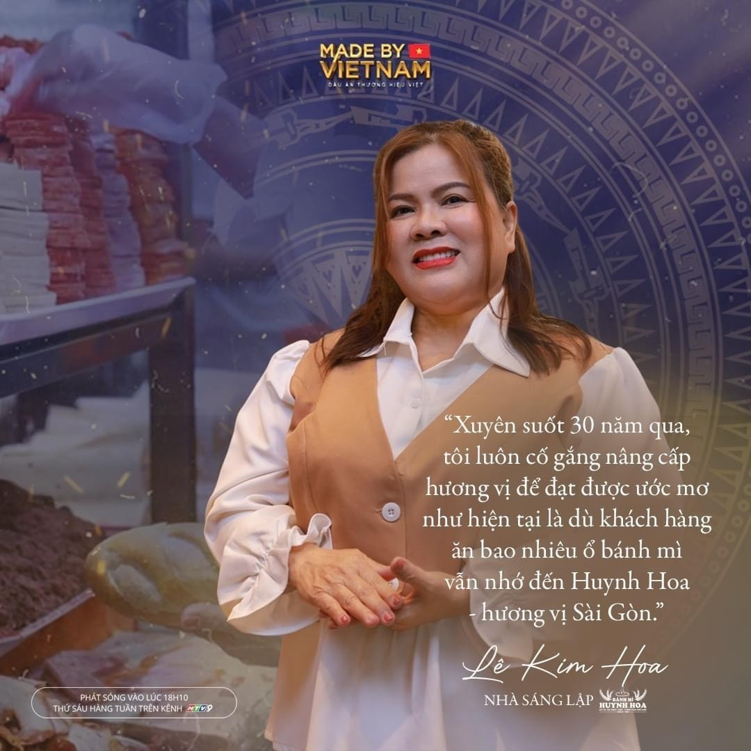 Chân dung Bà Lê Kim Hoa, nhà sáng lập thương hiệu Bánh mì Huynh Hoa