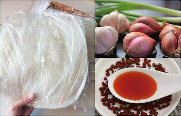 Dầu điều giúp bánh tráng trộn tắc thêm hấp dẫn