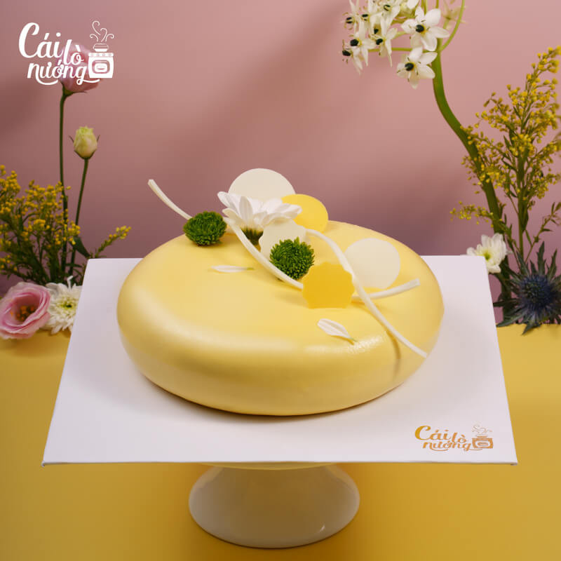 Entremet Thanh Trà Happy Sunrise, biểu tượng của bánh kem quận 1 cao cấp.
