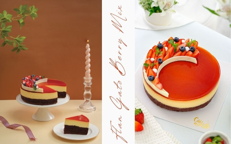 Flan Gato Berry Mix hiện đại, đơn giản mà vẫn sang trọng cho nam