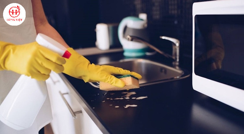 Giữ khu bếp và quán ăn luôn sạch sẽ và gọn gàng, đảm bảo vệ sinh thực phẩm