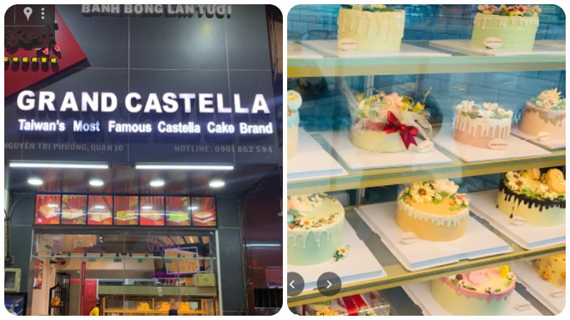 Grand Castella Birthday Cake, một địa chỉ bánh kem quận 10 sáng tạo