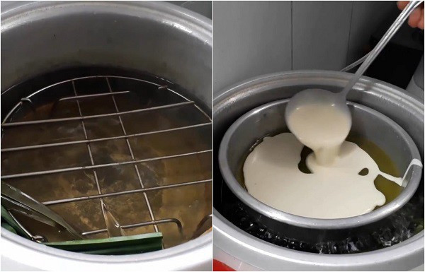 Hấp bánh da lợn đơn giản bằng nồi cơm điện