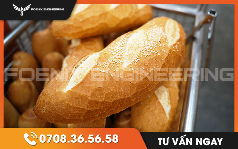 Hệ thống kiểm soát độ ẩm giúp bánh mì đặc ruột có ruột mềm mịn và vỏ giòn hoàn hảo