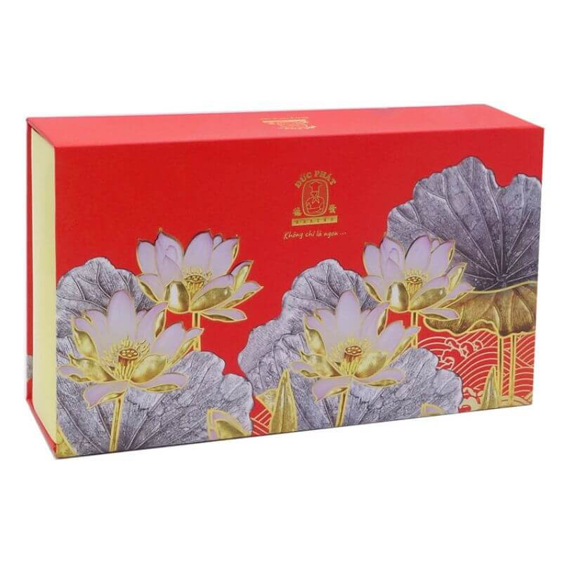 Hộp bánh trung thu Đức Phát 2 bánh thanh lịch, tinh tế