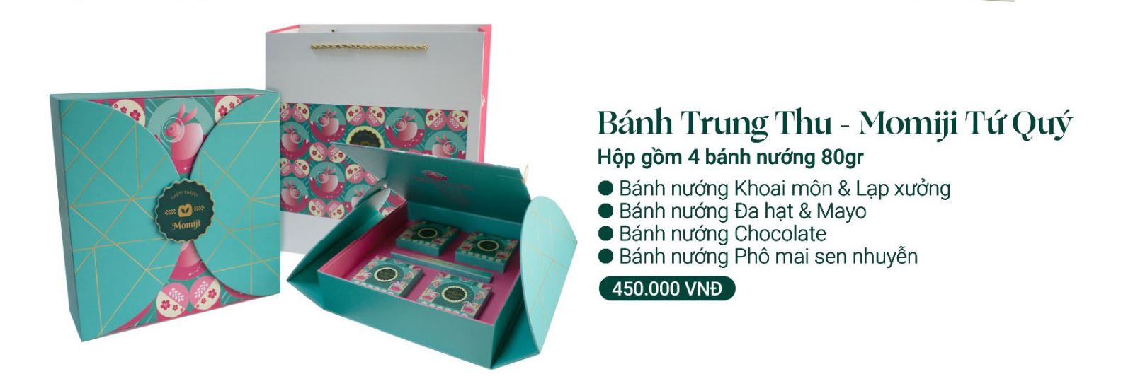 Hộp bánh trung thu Momiji Hữu Nghị