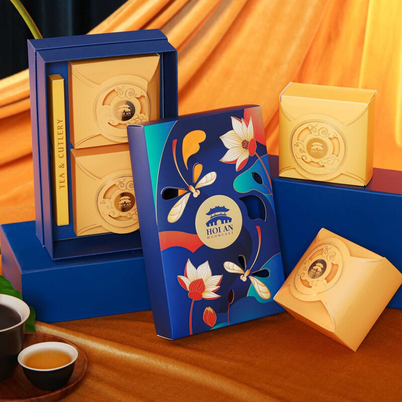 Hộp bánh trung thu Phố Cổ 2 cái