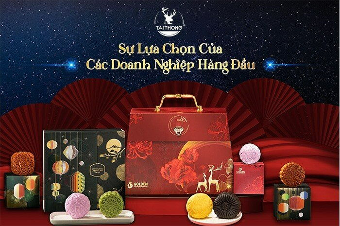 Hộp bánh trung thu Tài Thông thiết kế tinh xảo, hiện đại