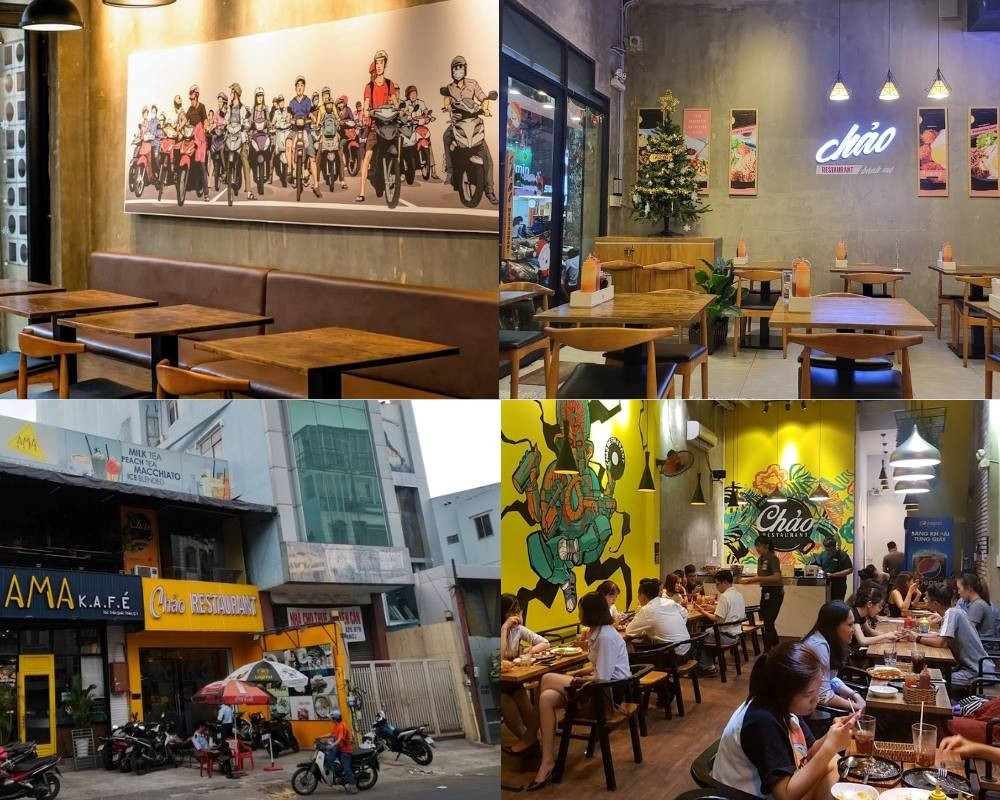 Không gian rộng rãi, hiện đại và ấm cúng tại Chảo Restaurant
