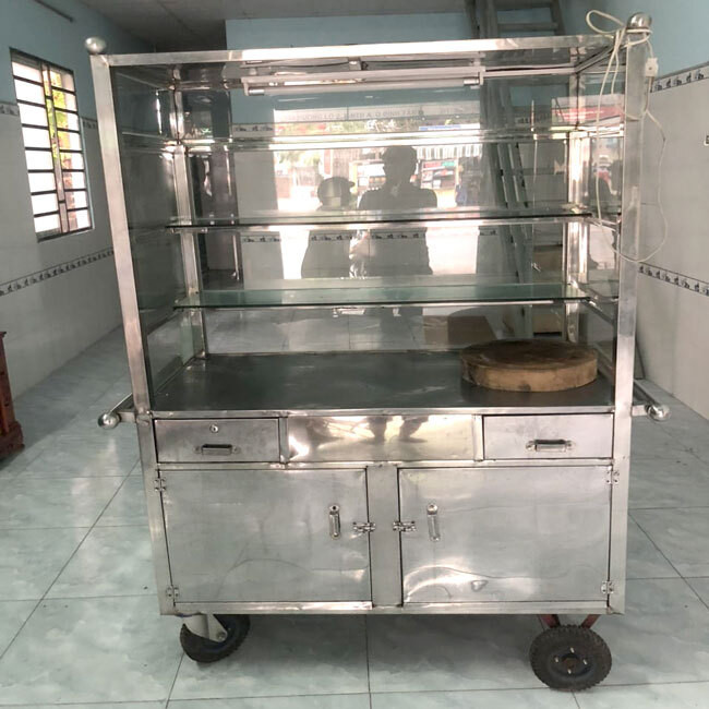 Kiểm tra kỹ lưỡng các dấu hiệu gỉ sét trên xe bán bánh mì cũ trước khi mua