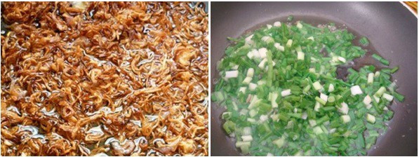 Làm mỡ hành và hành phi thơm lừng