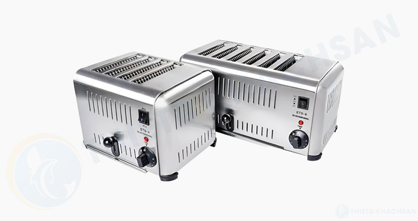 Lò nướng bánh mì sandwich ETS-6 với thiết kế hiện đại và bền bỉ