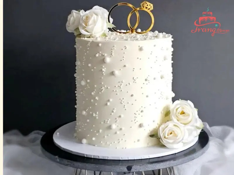 mẫu bánh kem kỷ niệm ngày cưới 1 năm đầu lãng mạn
