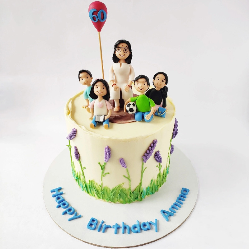 Mẫu bánh kem ý nghĩa tặng mẹ với chi tiết tinh xảo