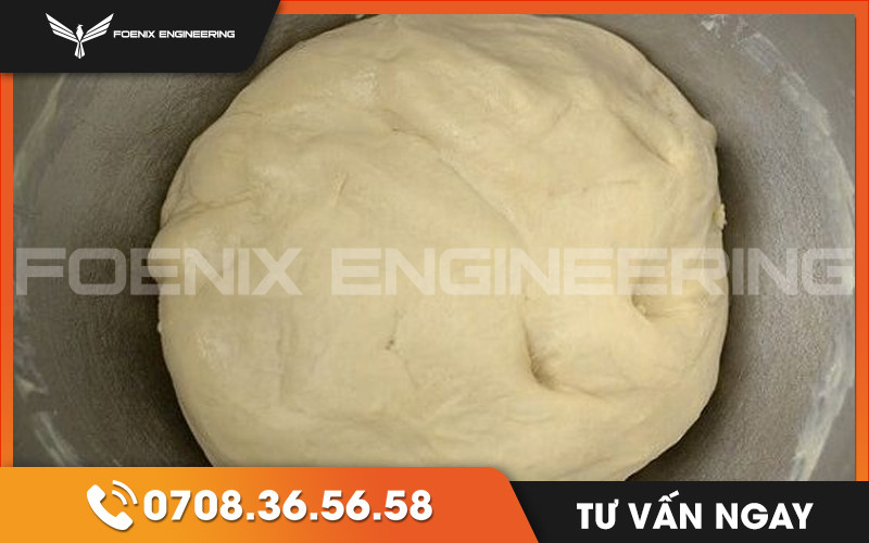 Máy trộn bột công nghiệp đảm bảo bột bánh mì đặc ruột mịn màng, đạt độ kết dính lý tưởng